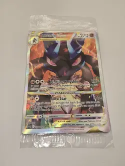 Lucario VSTAR SWSH291 SWSH: Sword & Shield Promo Cards Holo *Sealed* - Image 1