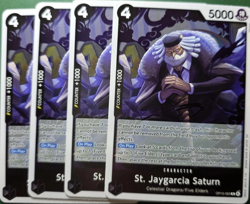 One Piece TCG OP13-083 St. Jaygarcia Saturn X4 Playset Card Game Black English - Image 1