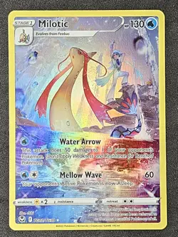 SWSH09: Brilliant Stars Trainer Gallery MILOTIC Ultra Rare #TG02 Pokemon TCG e - Image 1