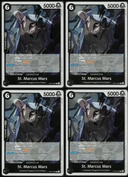 St. Marcus Mars OP13-091 Rare One Piece TCG Playset x4 | NM | - Image 1