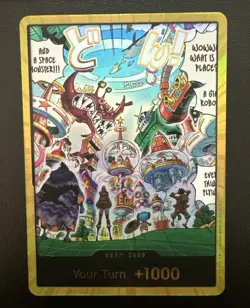 One Piece Gold DON EB04 OP14 Egghead Crisis The Azure Seas Seven TCG English - Image 1