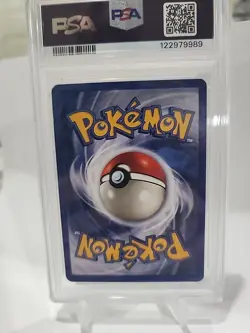 1999 Pokemon Game - Base Set Vintage - #75/102 Lass PSA 7 NM Printer Error Wotc - Image 2