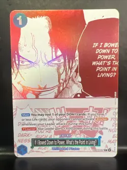 One Piece TCG If I Bowed Down to Power Event OP13-057 Treasure Campaign NM - Image 1