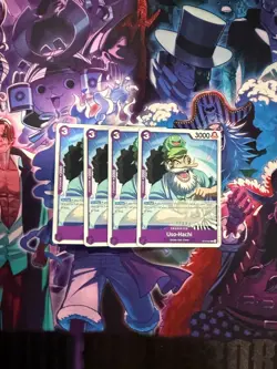 4x Uso-Hachi ST18-001 C - One Piece - Regular - Playset - TCG - NM/M - Image 1