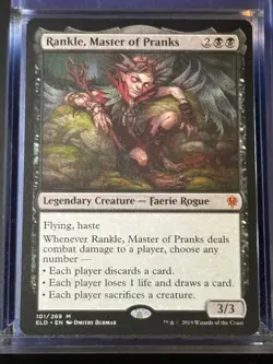 Rankle, Master of Pranks ELD 101 Magic MTG Mythic NM - Image 1