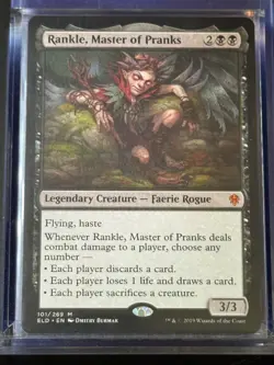 Rankle, Master of Pranks ELD 101 Magic MTG Mythic NM - Image 3