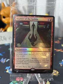 Magic The Gathering Shadow Of The Goblin R0087 Foil Spider-Man! 2025 Gold Stamp! - Image 1