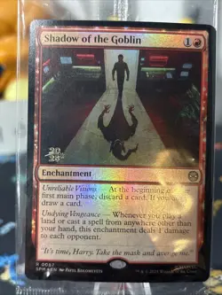 Magic The Gathering Shadow Of The Goblin R0087 Foil Spider-Man! 2025 Gold Stamp! - Image 2