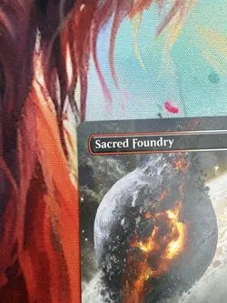 MTG Unfinity Sacred Foundry Borderless Rare Land Regular #285 English - Image 2
