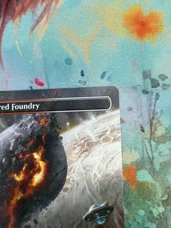 MTG Unfinity Sacred Foundry Borderless Rare Land Regular #285 English - Image 3