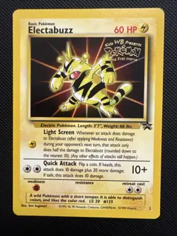 Electabuzz (Movie Promo) 02/53 Wotc Promo Regular Pokemon - Image 1
