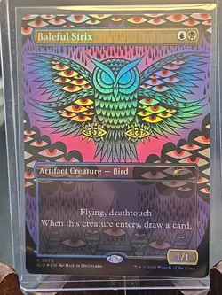 Baleful Strix (2070) Secret Lair Drop MTG Foil Near Mint - Image 3