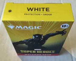 Magic The Gathering MTG Marvel Superheroes Welcome Deck White Black Panther NEW - Image 2