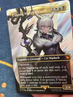 Y'shtola, Night's Blessed Borderless Surge Foil Final Fantasy MTG English NM - Image 3
