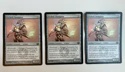 x3 MTG Etched Champion Scars of Mirrodin 154/249 Regular Rare LP - Image 1