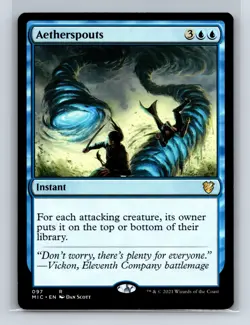 Commander: Innistrad: Midnight Hunt #97 Aetherspouts - Image 1