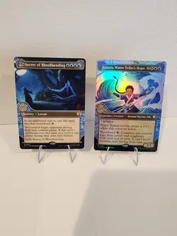 SHOWCASE Secret of Bloodbend & Katara, Water Tribe Avatar The Last Airbender MTG - Image 1