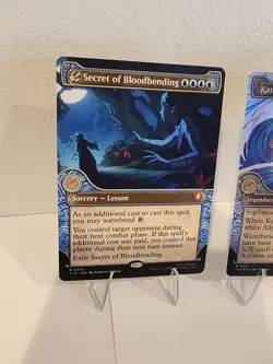 SHOWCASE Secret of Bloodbend & Katara, Water Tribe Avatar The Last Airbender MTG - Image 3
