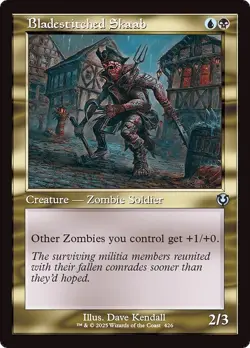 Retro BLADESTITCHED SKAAB x4 mtg NM-M Innistrad Remastered 4 Unc - Image 1
