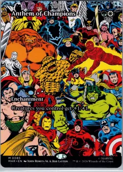 Anthem of Champions 85 Marvel Universe Eternal-Legal Magic: The Gathering NM - Image 1