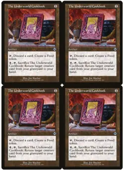 MTG The Underworld Cookbook x4 Retro Mordern Horizons 2 Uncommon NM Playset - Image 1