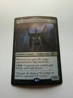 MTG Vito, Thorn of the Dusk Rose Core Set 2021 Foil 127/274 Near Mint - Image 1