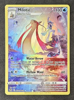SWSH09: Brilliant Stars Trainer Gallery MILOTIC Ultra Rare #TG02 Pokemon TCG c - Image 1