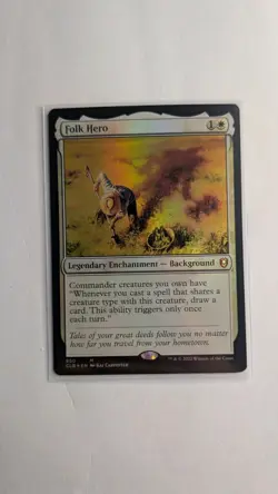 MTG - Folk Hero - CLB - Mythic Foil - NM Condition - Image 1
