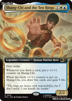 Shang-Chi and the Ten Rings (Extended Art) EN [MSC - 415] - NM TCG MTG - Image 1