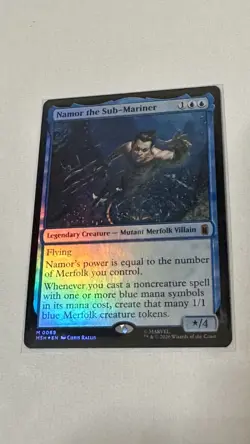 MTG Marvel Super Heroes Namor the Sub-Mariner 0069 Mythic Foil Eng - Image 1