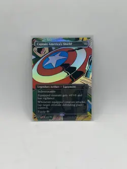 Captain America's Shield (Borderless) (0317) Marvel Super Heroes Foil - Image 1