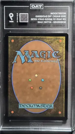 MTG 2023 LTR Special Edition TAG 9 MINT Mount Doom (Borderless Poster) #0750 - Image 2