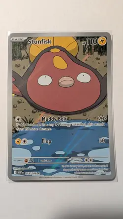 Stunfisk Illustration Rare 118/86 White Flare Pokemon TCG NM - Image 1
