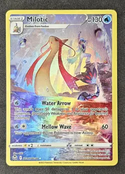 SWSH09: Brilliant Stars Trainer Gallery MILOTIC Ultra Rare #TG02 Pokemon TCG b - Image 1
