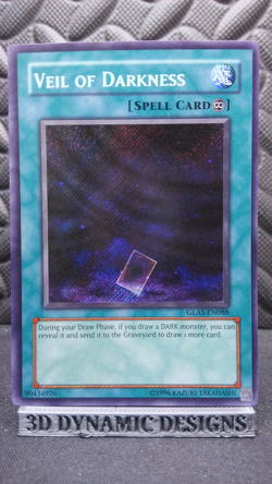 | Yugioh Veil of Darkness GLAS-EN088 Secret Rare Gladiators Assault HP 🔥 | - Image 1