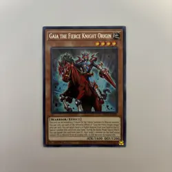 YuGiOh! Gaia the Fierce Knight Origin - Rare 1st Edition NM - MP21-EN096 - Image 1