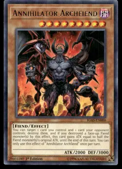 Annihilator Archfiend Ignition Assault IGAS-EN000 MP YuGiOh TCG | Buy 10 Get 10 - Image 1