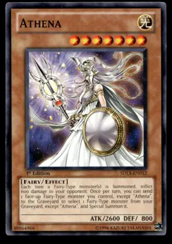 Athena Structure Deck: Lost Sanctuary SDLS-EN012 MP YuGiOh TCG | Buy 10 Get 10 F - Image 1