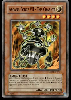Arcana Force VII - The Chariot Light of Destruction LODT-EN013 MP YuGiOh TCG | B - Image 1