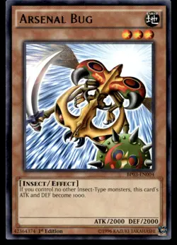 Arsenal Bug Battle Pack 3: Monster League BP03-EN004 MP YuGiOh TCG | Buy 10 Get - Image 1