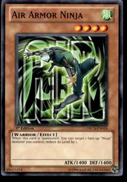 Air Armor Ninja Order of Chaos ORCS-EN014 MP YuGiOh TCG | Buy 10 Get 10 Free - Image 1