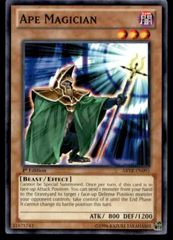Ape Magician Abyss Rising ABYR-EN092 MP YuGiOh TCG | Buy 10 Get 10 Free - Image 1
