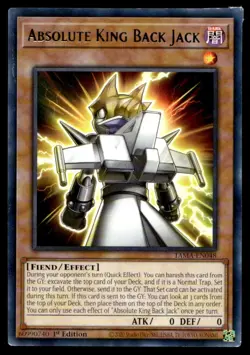 Absolute King Back Jack Tactical Masters TAMA-EN048 MP YuGiOh TCG | Buy 10 Get 1 - Image 1