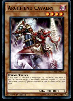 Archfiend Cavalry Structure Deck: Lair of Darkness SR06-EN013 MP YuGiOh TCG | Bu - Image 1