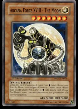 Arcana Force XVIII - The Moon Light of Destruction LODT-EN015 MP YuGiOh TCG | Bu - Image 1