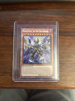 Yugioh! 1x Master Peace, the True Dracoverlord DOOD-EN018 Secret Rare 1st Ed NM - Image 1