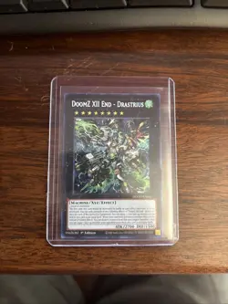 Yugioh! 1x DoomZ XII End - Drastrius DOOD-EN045 Secret Rare 1st Ed NM - Image 2