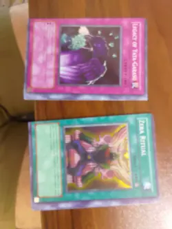 Yugioh Legacy Of Yata Garasu Super Rare PP01 Miscut Misprint (2 Card Lot) - Image 1