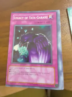 Yugioh Legacy Of Yata Garasu Super Rare PP01 Miscut Misprint (2 Card Lot) - Image 2