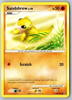 Pokemon: Sandshrew Common Supreme Victors 124 LP - Image 1